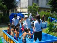 幼稚園での体験学習
